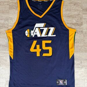 Donovan Mitchell #45 Utah Jazz Fanatics Fast Break Men’s Jersey Blue Size L